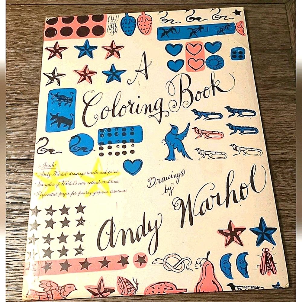 Andy Warhol Coloring Book 1st Edtion Litho Slipcase Pop Art Book XL